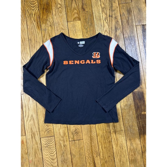 NFL Team Apparel Tops - Cincinnati Bengals NFL Team Apparel Womens L Long Sleeve Shirt